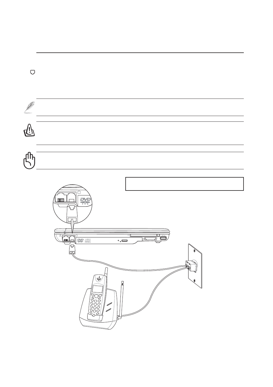 Modem connection | Asus M5A User Manual | Page 51 / 76