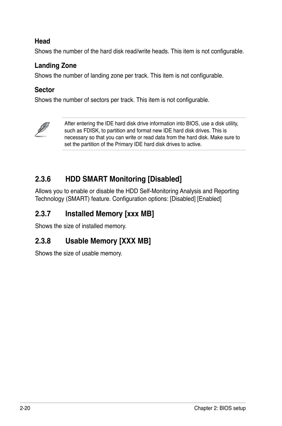 Hdd.smart.monitoring.[disabled | Asus M2N-VM SE User Manual | Page 68 / 102