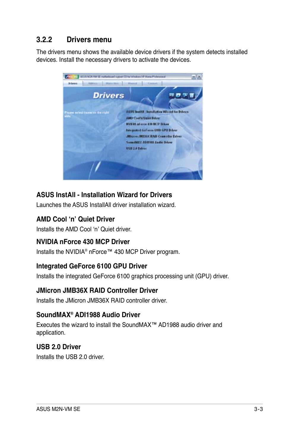 Drivers.menu | Asus M2N-VM SE User Manual | Page 95 / 102