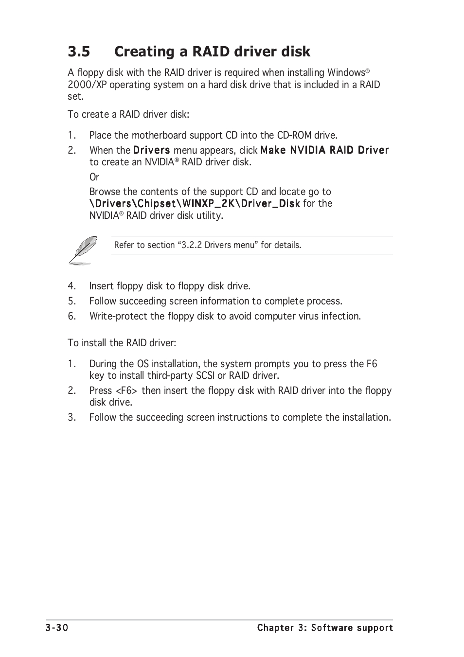 5 creating a raid driver disk | Asus A8N-E User Manual | Page 118 / 120