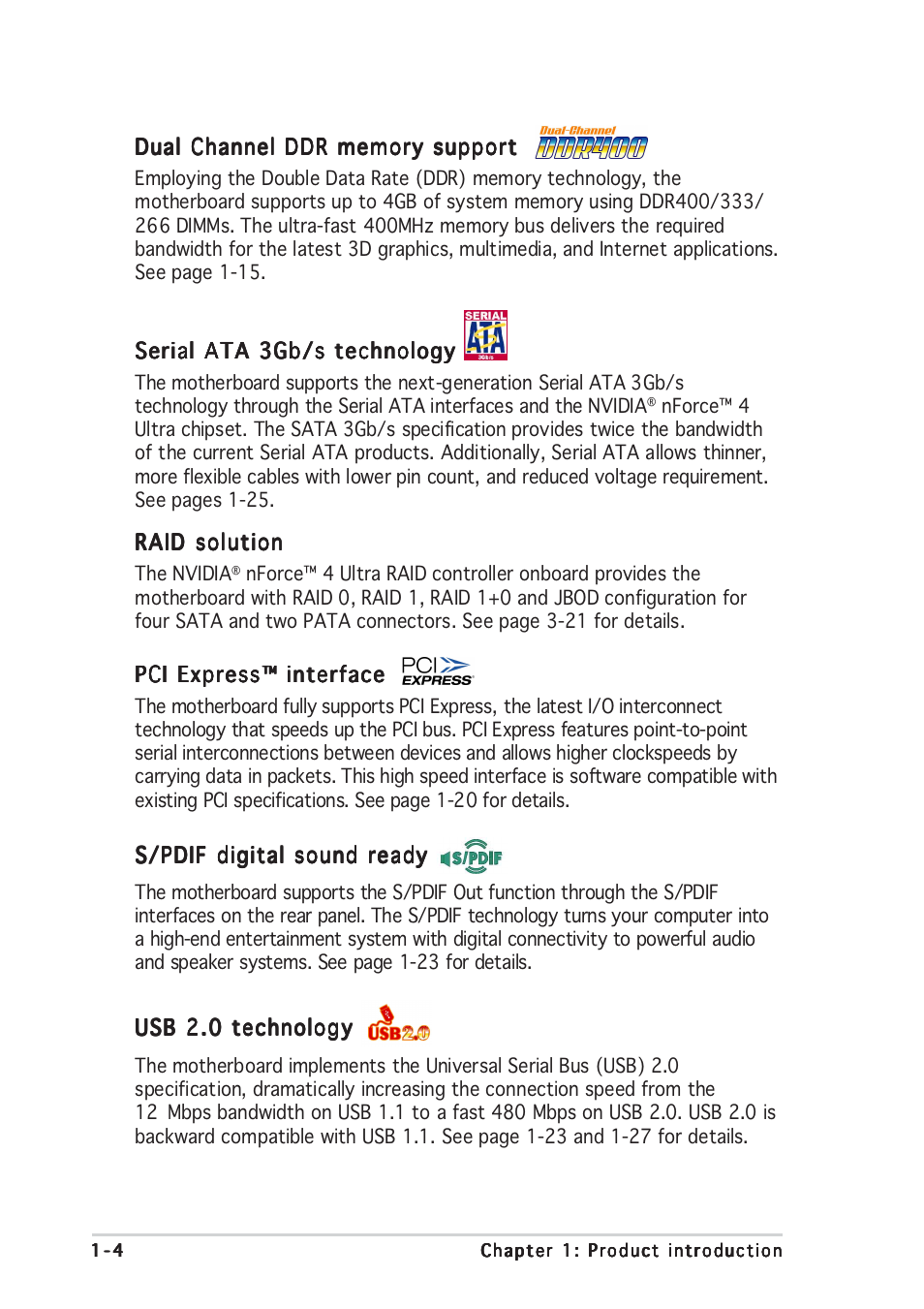 Asus A8N-E User Manual | Page 18 / 120