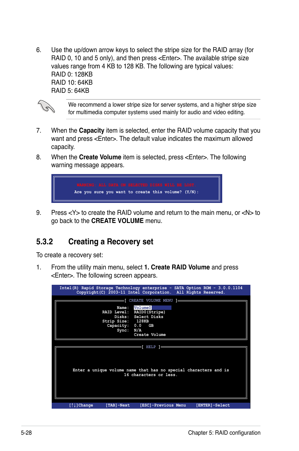 2 creating a recovery set, Creating a recovery set -28 | Asus Z9PA-U8 User Manual | Page 136 / 188