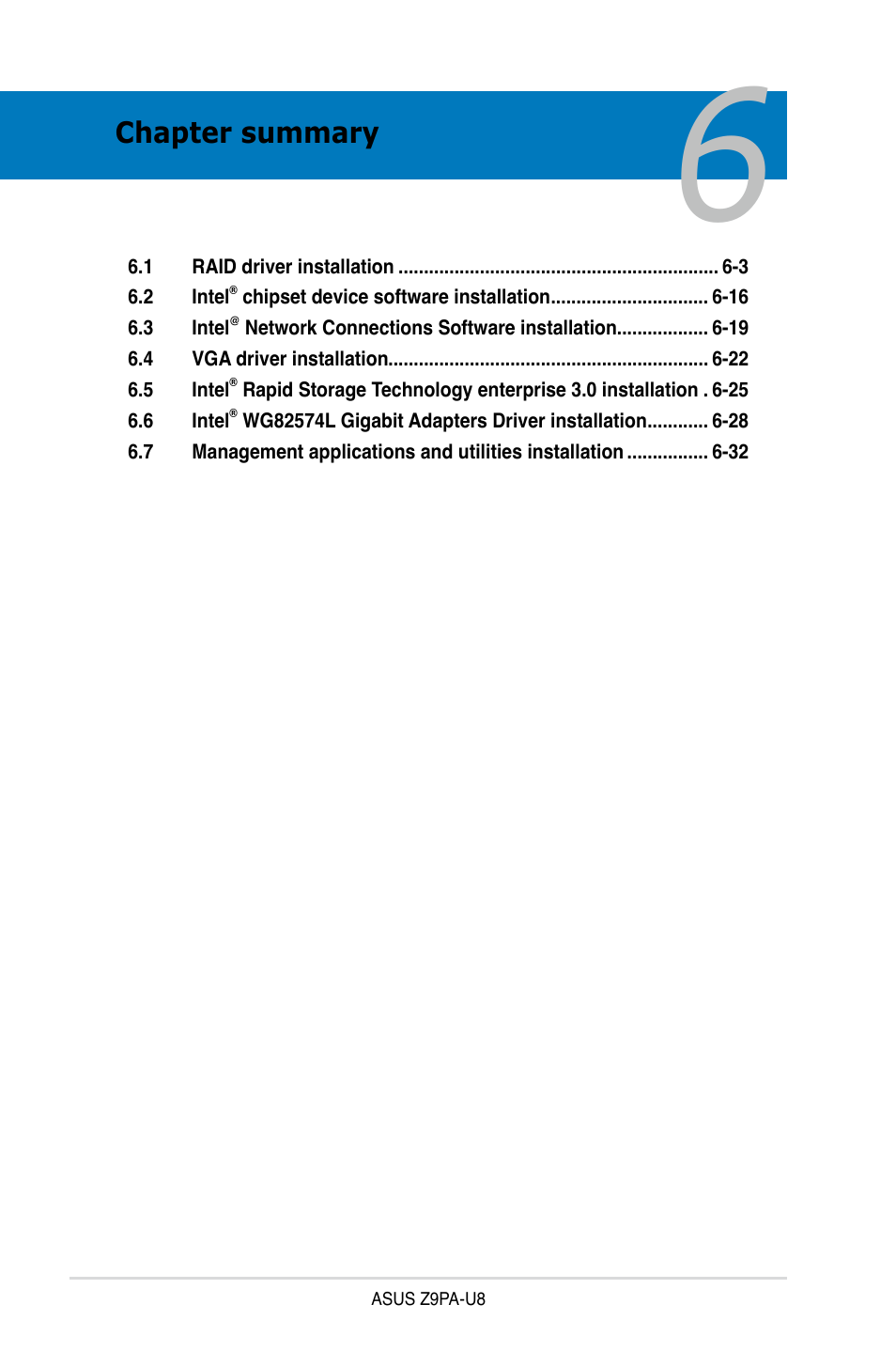 Chapter summary | Asus Z9PA-U8 User Manual | Page 150 / 188