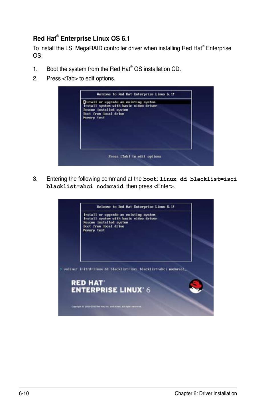 Red hat, Enterprise linux os 6.1 | Asus Z9PA-U8 User Manual | Page 158 / 188