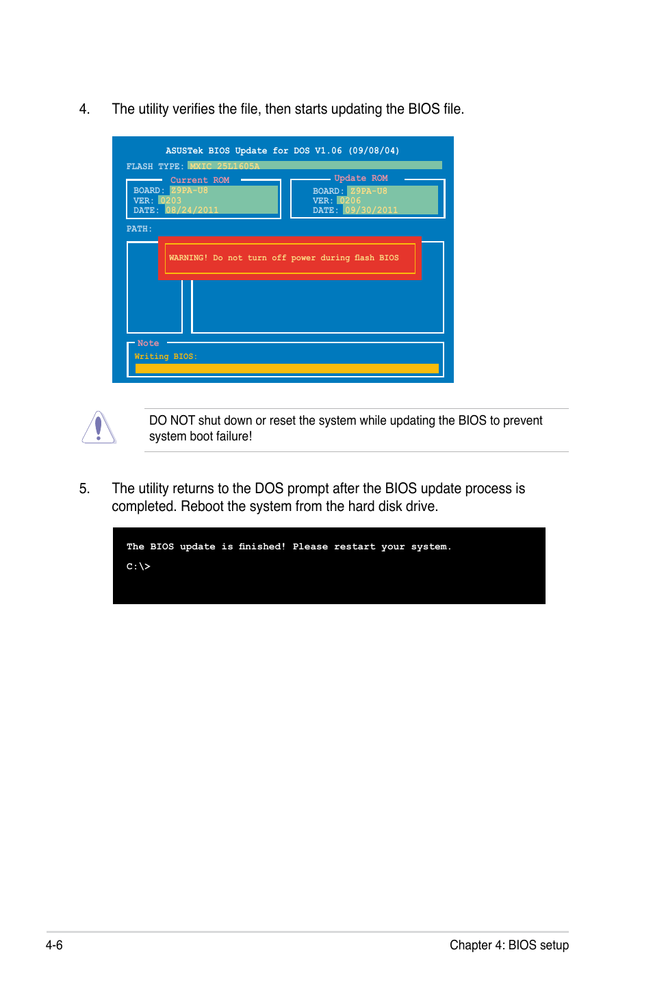 6 chapter 4: bios setup | Asus Z9PA-U8 User Manual | Page 68 / 188