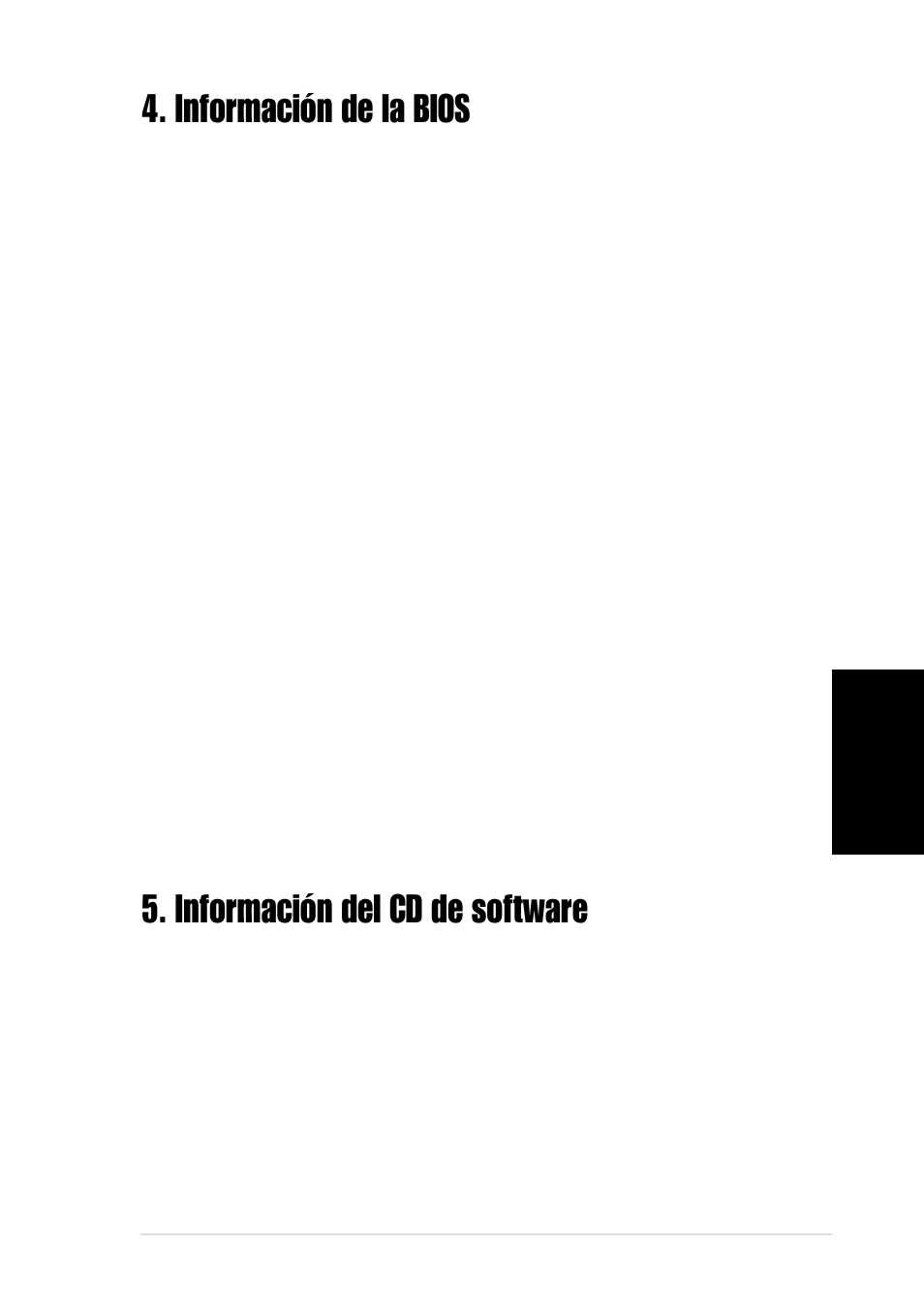 Información de la bios, Información del cd de software, Actualización de la bios | Asus A7V8X User Manual | Page 13 / 16