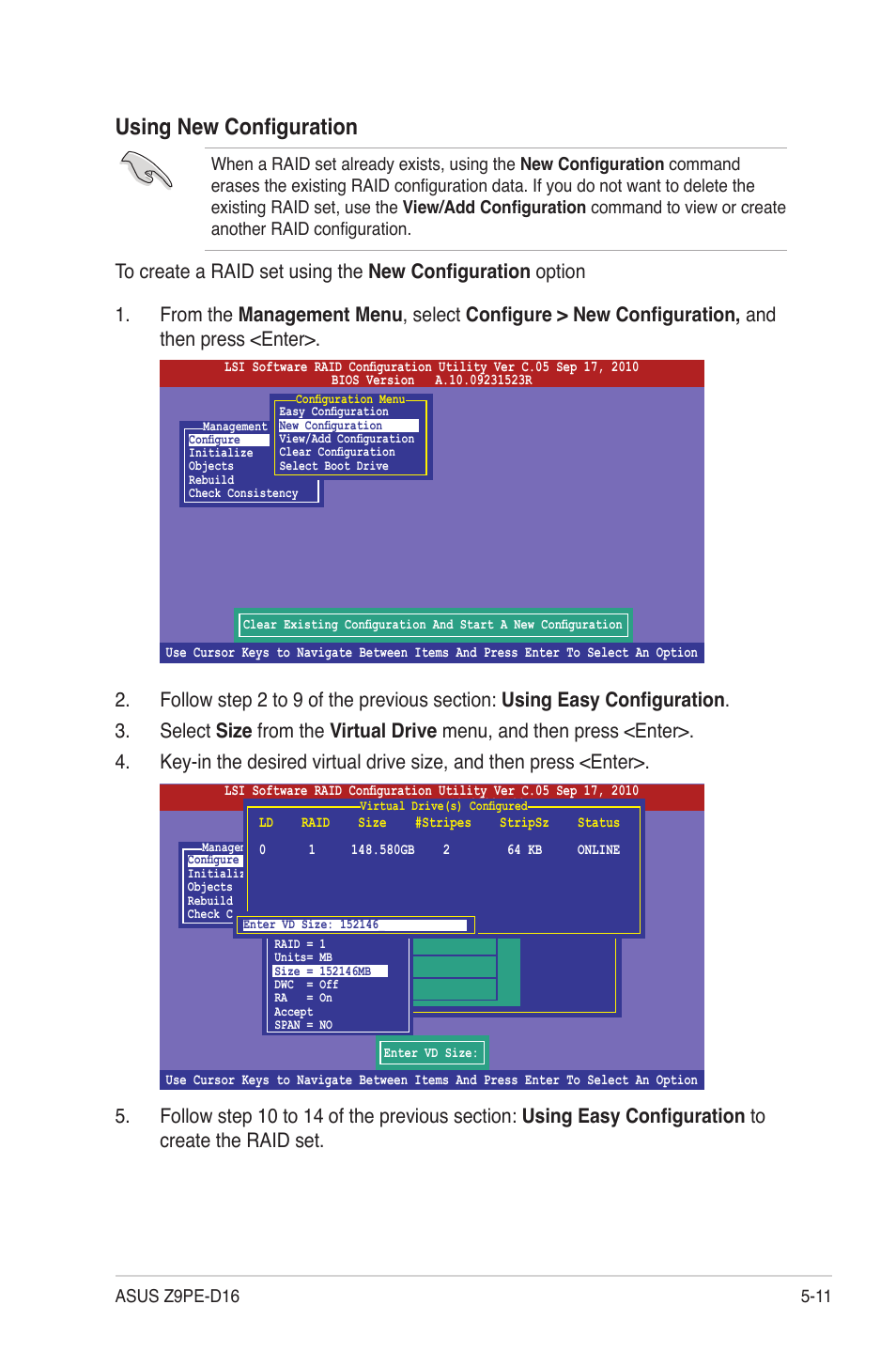 Using new configuration | Asus Z9PE-D16 User Manual | Page 115 / 184