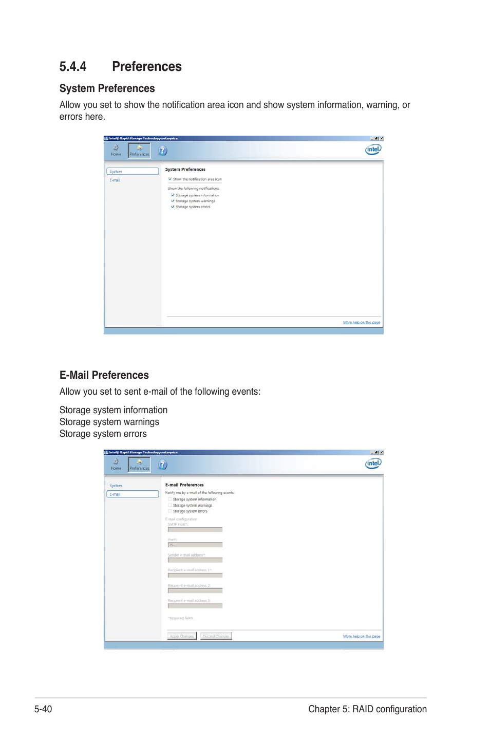 4 preferences, Preferences -40 | Asus Z9PE-D16 User Manual | Page 144 / 184