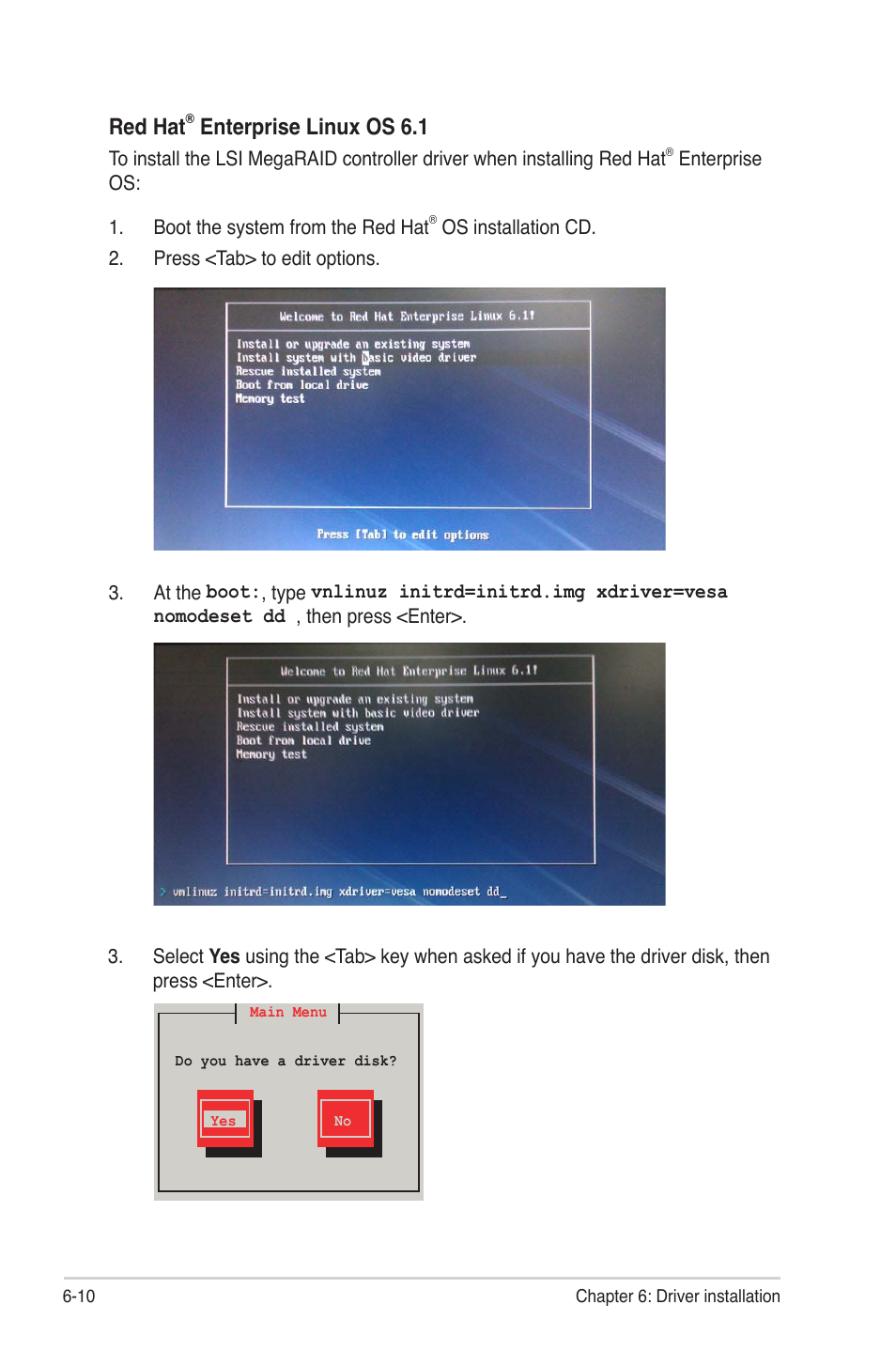 Red hat, Enterprise linux os 6.1 | Asus Z9PE-D16 User Manual | Page 154 / 184