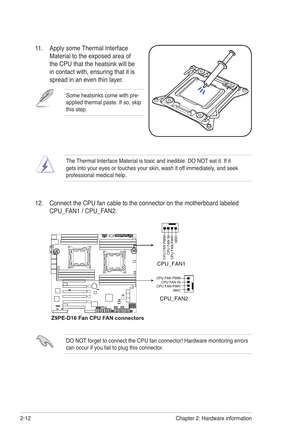 Asus Z9PE-D16 User Manual | Page 30 / 184