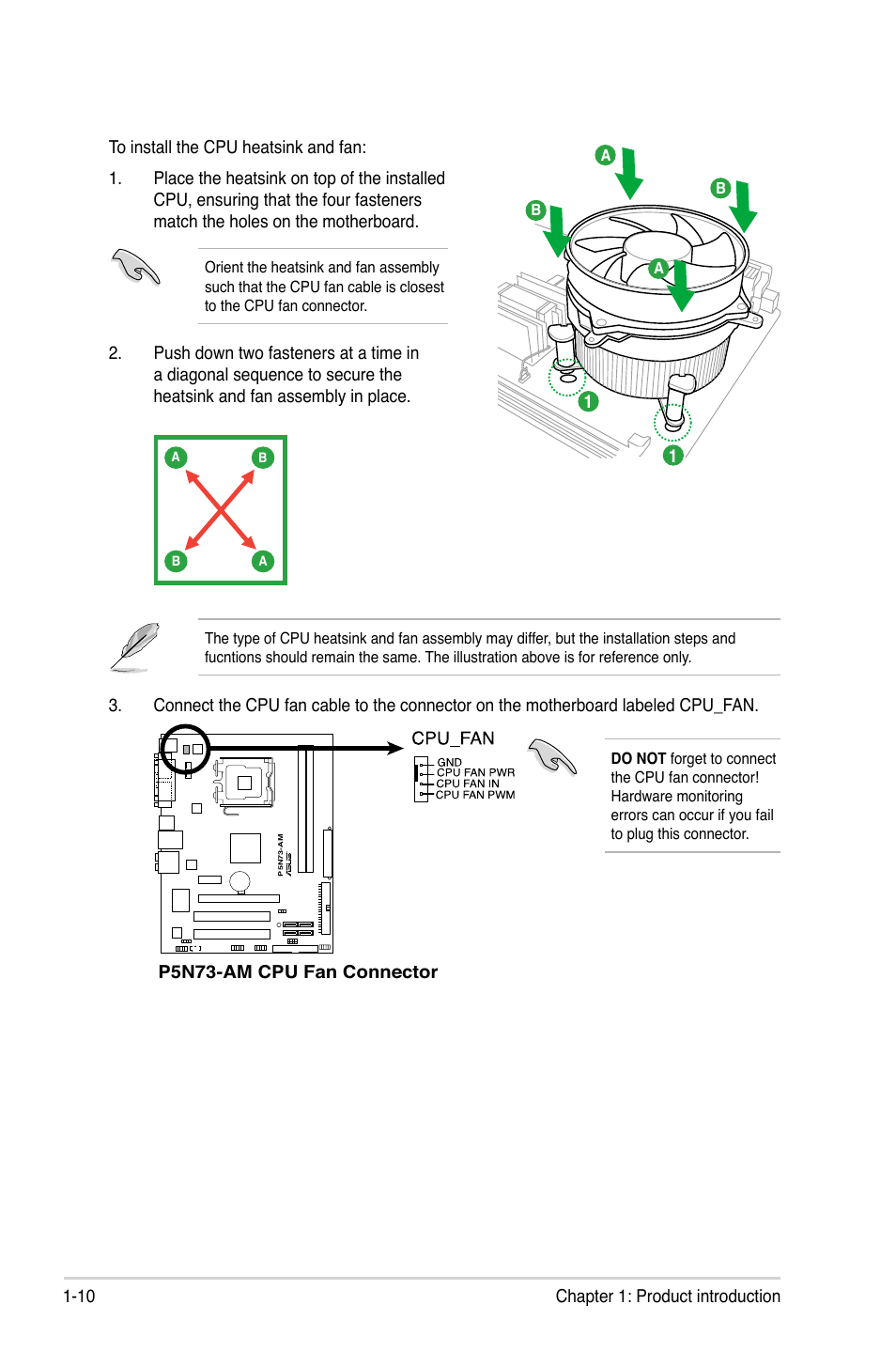 Asus P5N73-AM User Manual | Page 20 / 60