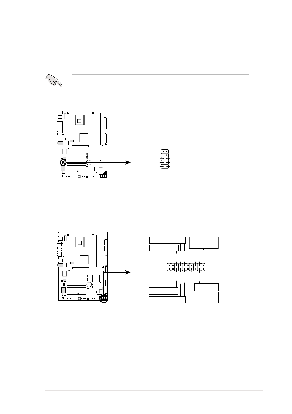 P4b533 front panel audio connector fp_audio, P4b533 system panel connectors | Asus P4B533 User Manual | Page 59 / 140