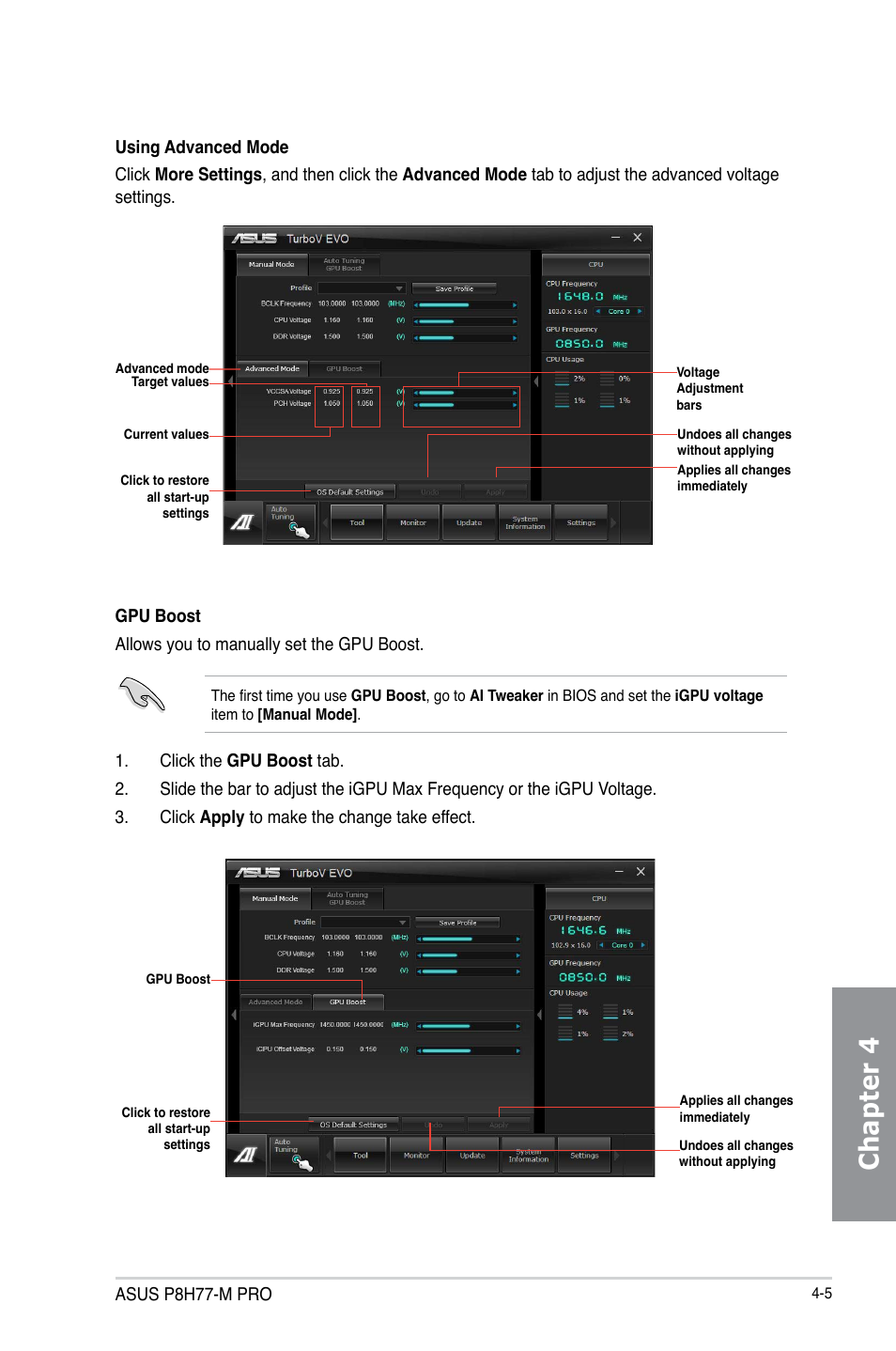 Chapter 4 | Asus P8H77-M PRO User Manual | Page 109 / 150