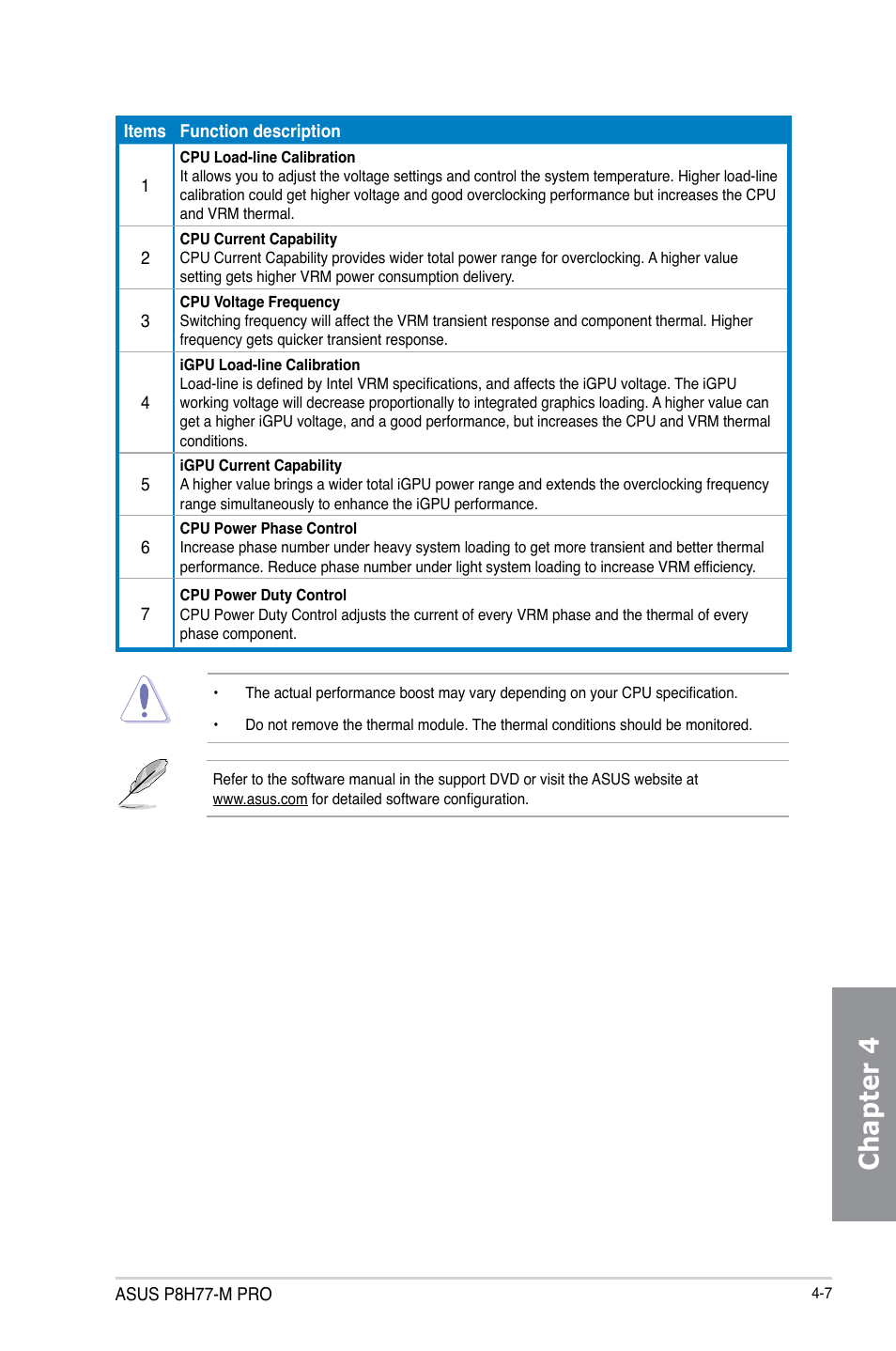 Chapter 4 | Asus P8H77-M PRO User Manual | Page 111 / 150