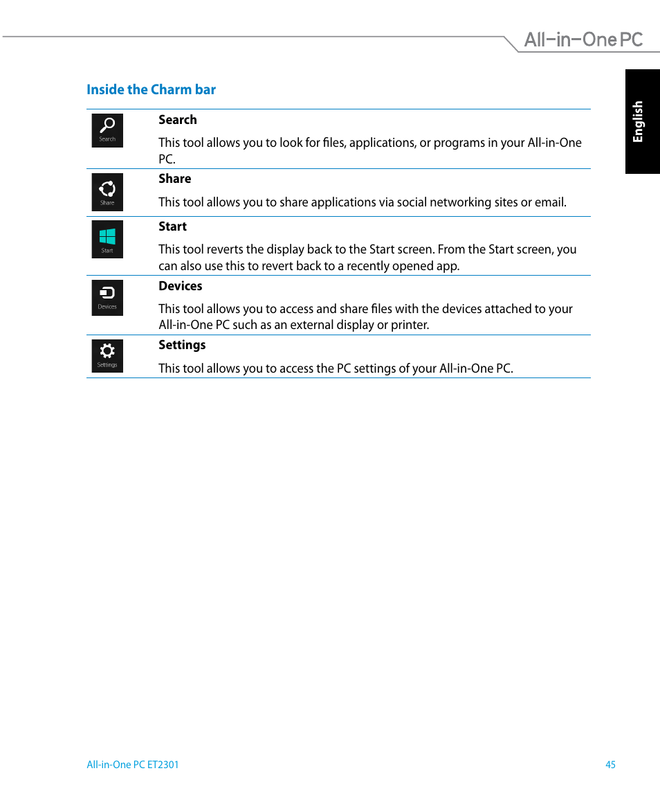 Asus ET2301IUTH User Manual | Page 45 / 66