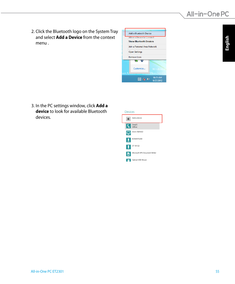 Asus ET2301IUTH User Manual | Page 55 / 66