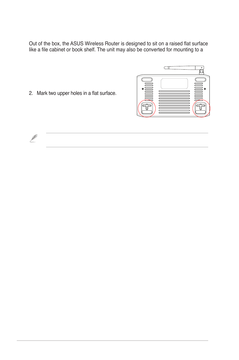 Mounting options | Asus RT-G32 User Manual | Page 10 / 743