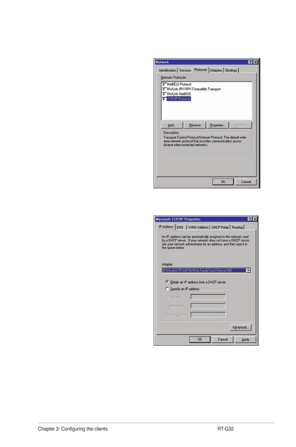 Windows, Nt4.0 | Asus RT-G32 User Manual | Page 17 / 743