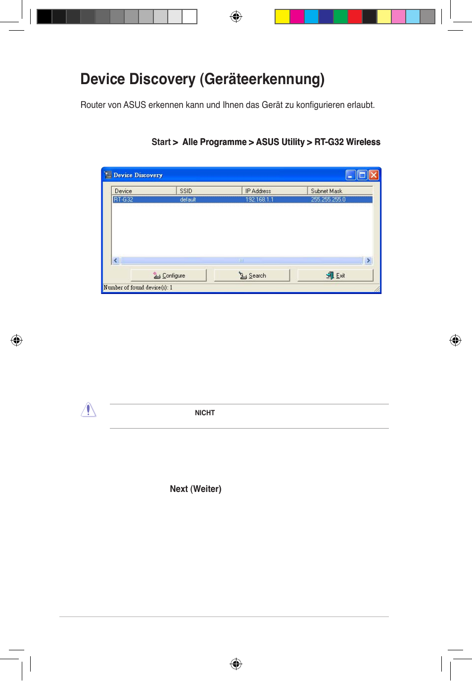 Device discovery (geräteerkennung), Firmware restoration | Asus RT-G32 User Manual | Page 202 / 743