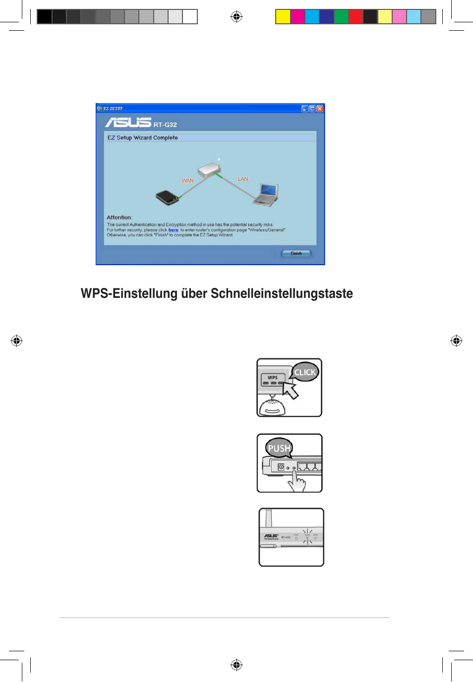 Wps-einstellung über schnelleinstellungstaste | Asus RT-G32 User Manual | Page 208 / 743