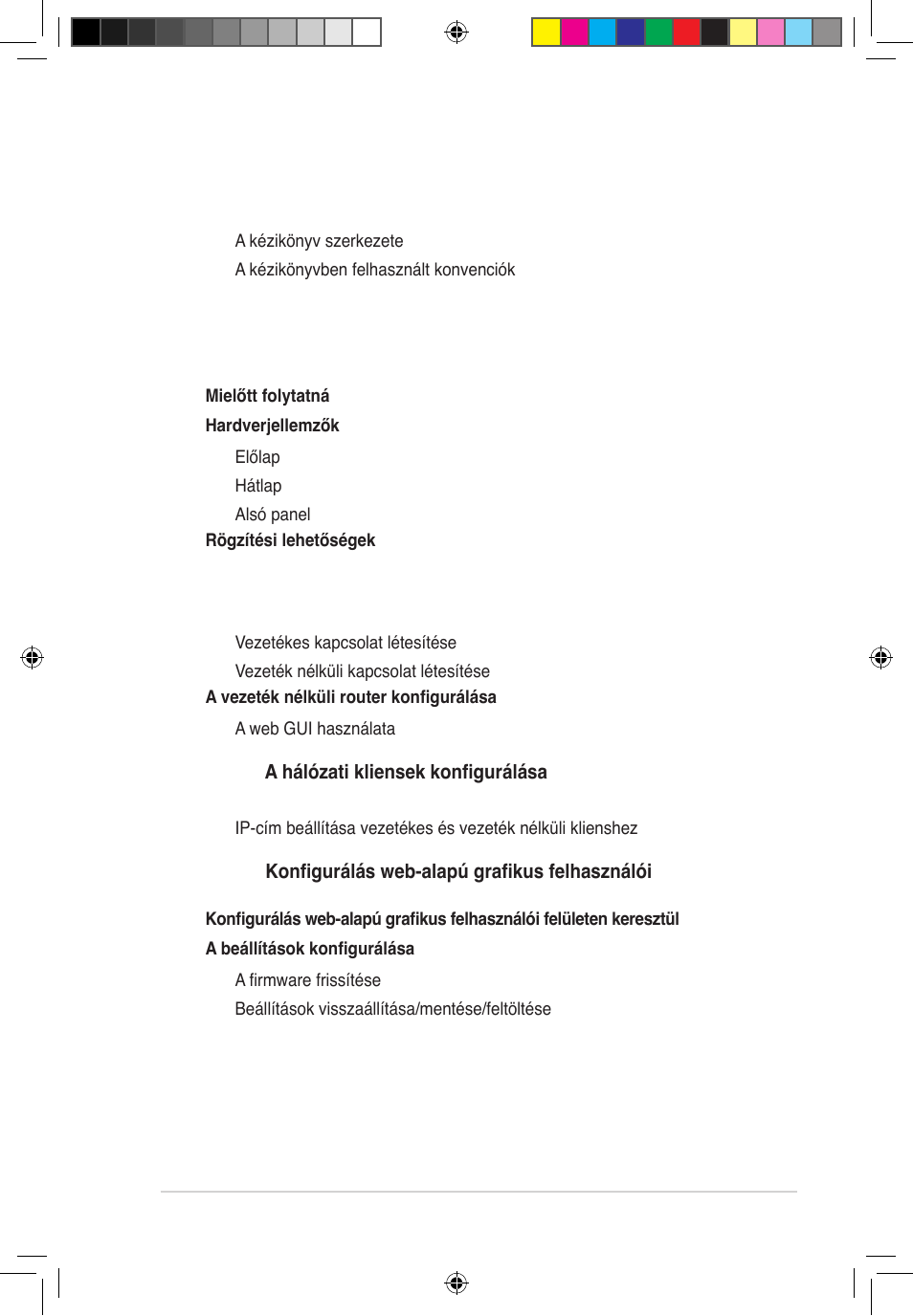 Tartalomjegyzék | Asus RT-G32 User Manual | Page 267 / 743