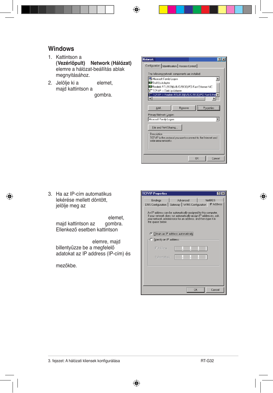 Windows, 9x/me | Asus RT-G32 User Manual | Page 279 / 743