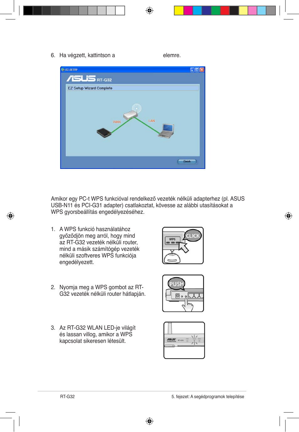 Wps gyorsgomb beállítás | Asus RT-G32 User Manual | Page 296 / 743