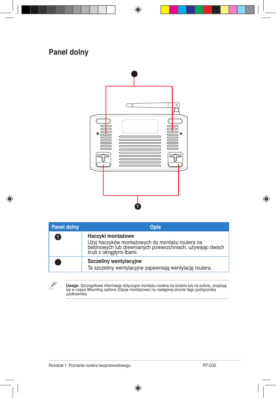 Panel dolny | Asus RT-G32 User Manual | Page 451 / 743