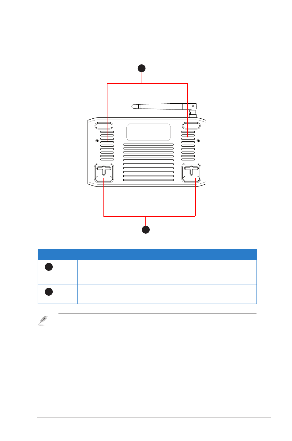 Back panel | Asus RT-G32 User Manual | Page 9 / 743