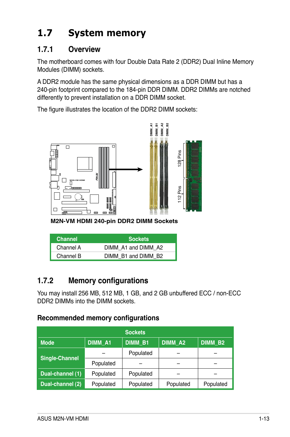 1 overview | Asus M2N-VM HDMI User Manual | Page 25 / 98