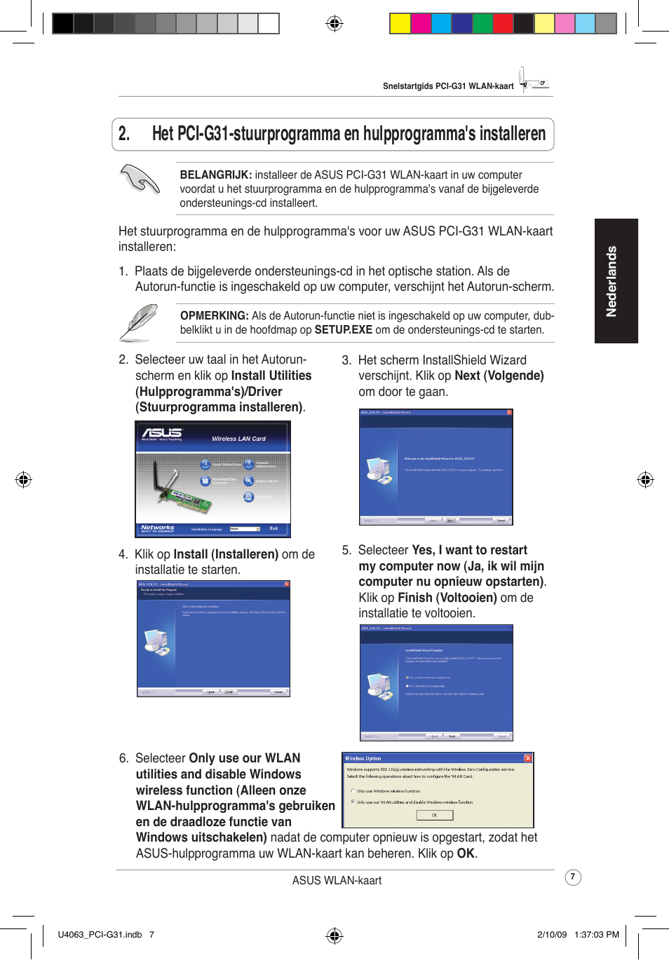 Asus PCI-G31 User Manual | Page 11 / 87