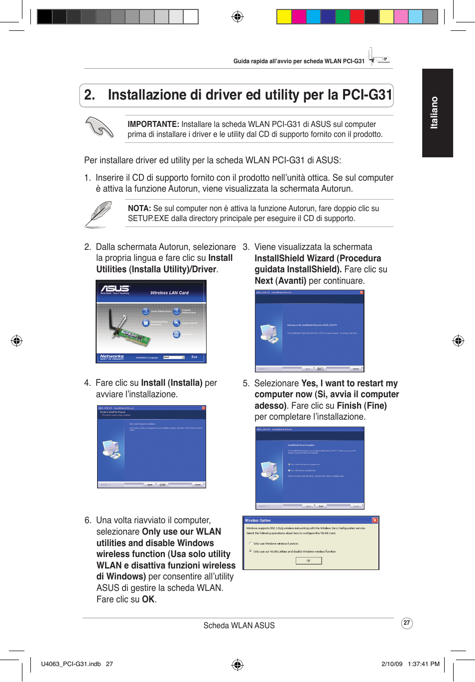 Asus PCI-G31 User Manual | Page 31 / 87