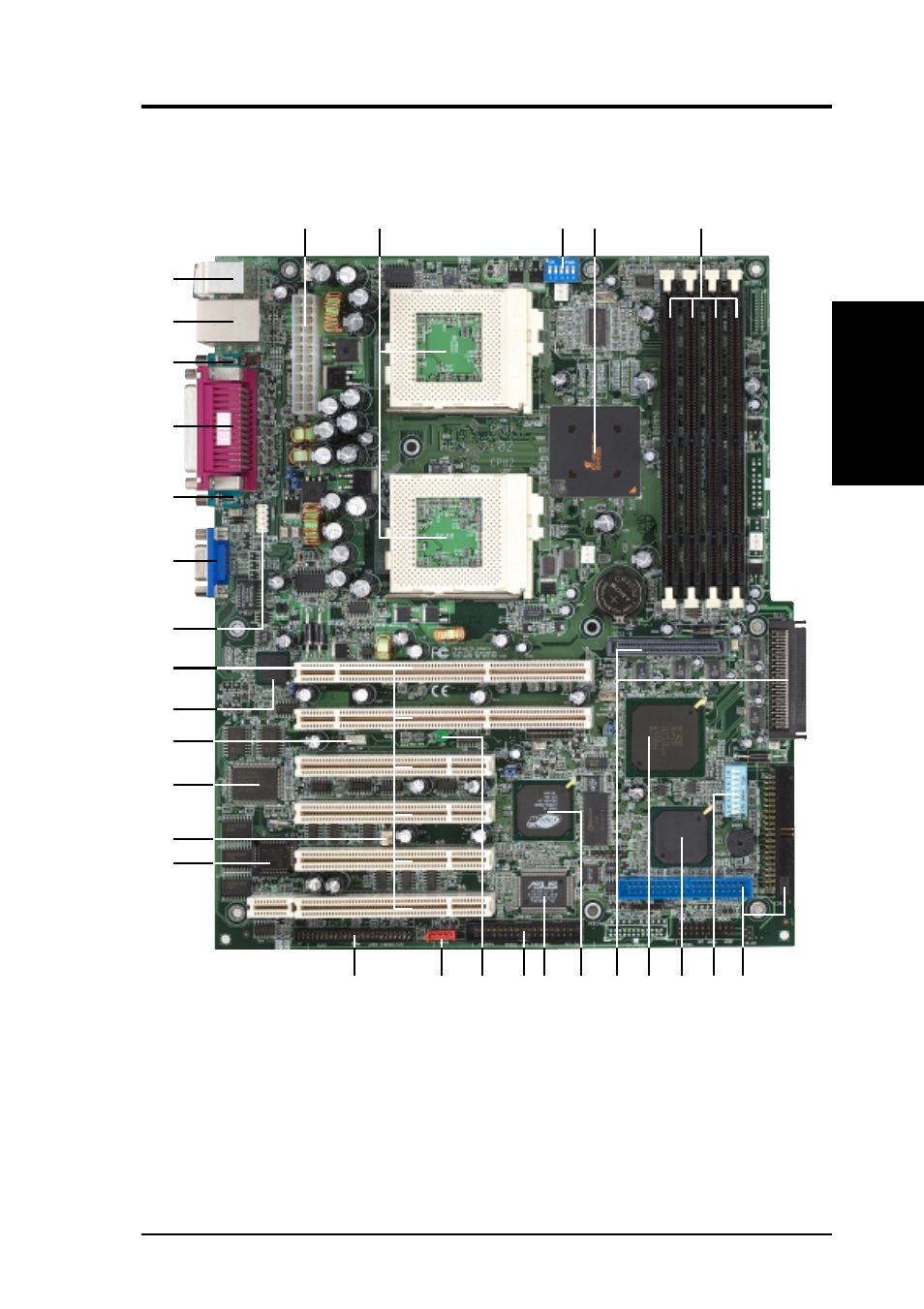 Features, 1 component locations | Asus TR-DL User Manual | Page 13 / 104