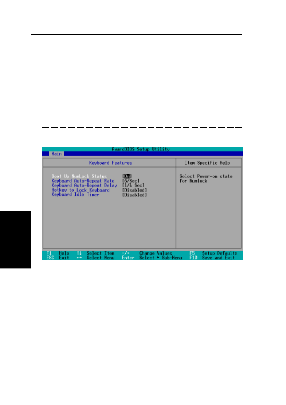 Bios setup, 2 keyboard features | Asus TR-DL User Manual | Page 52 / 104