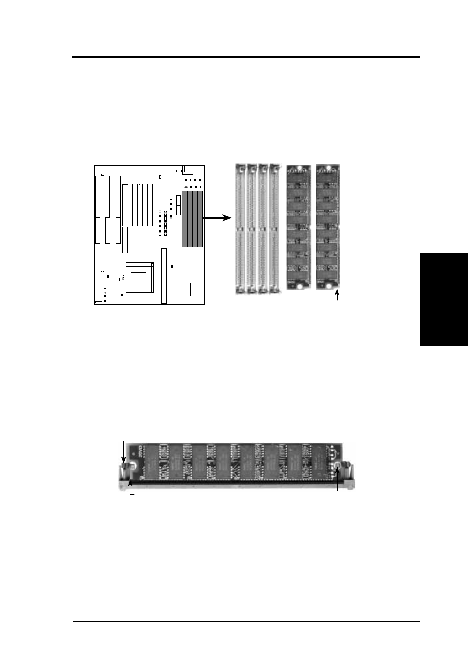 Iii. installation, 72 pin dram in simm socket | Asus P/I-P55TP4N User Manual | Page 19 / 64