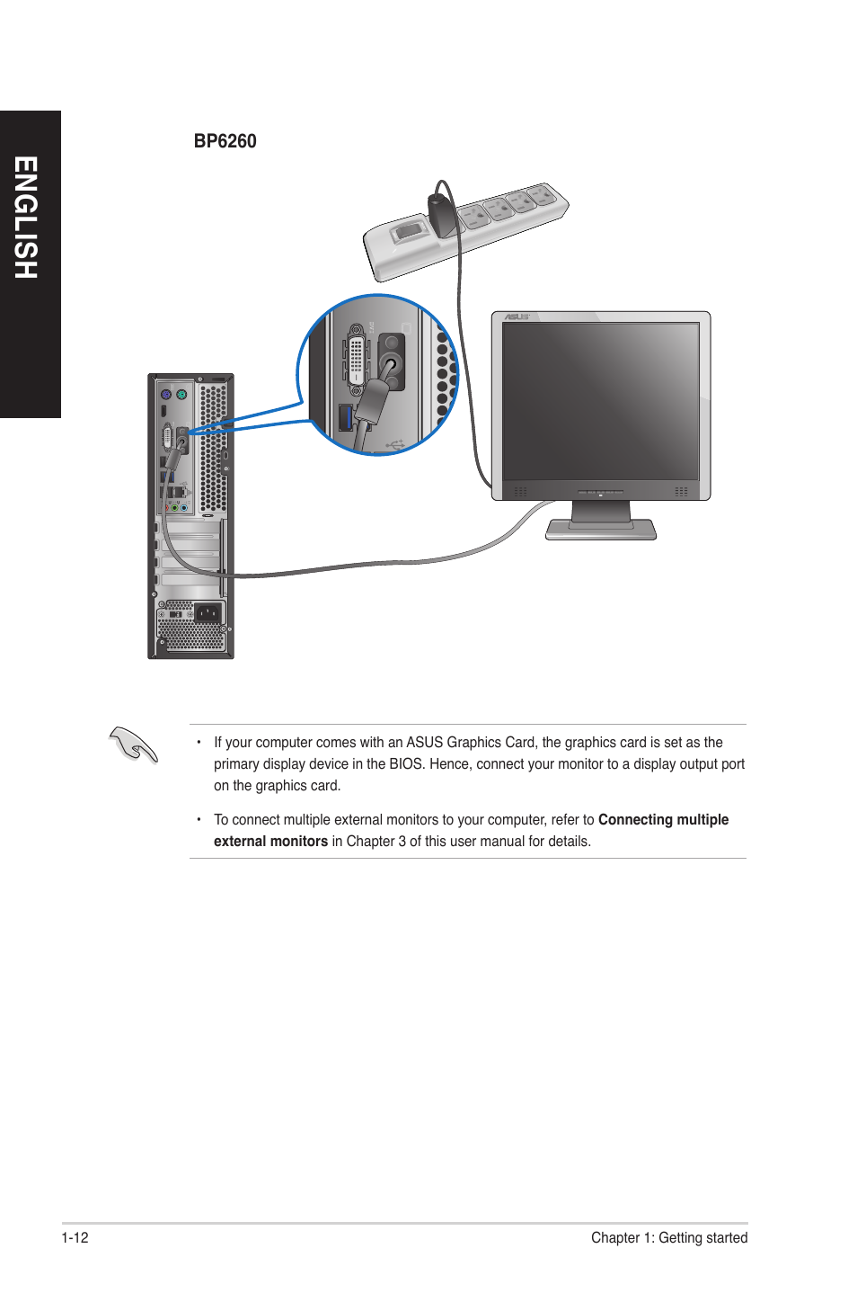 English | Asus BP6260 User Manual | Page 20 / 64