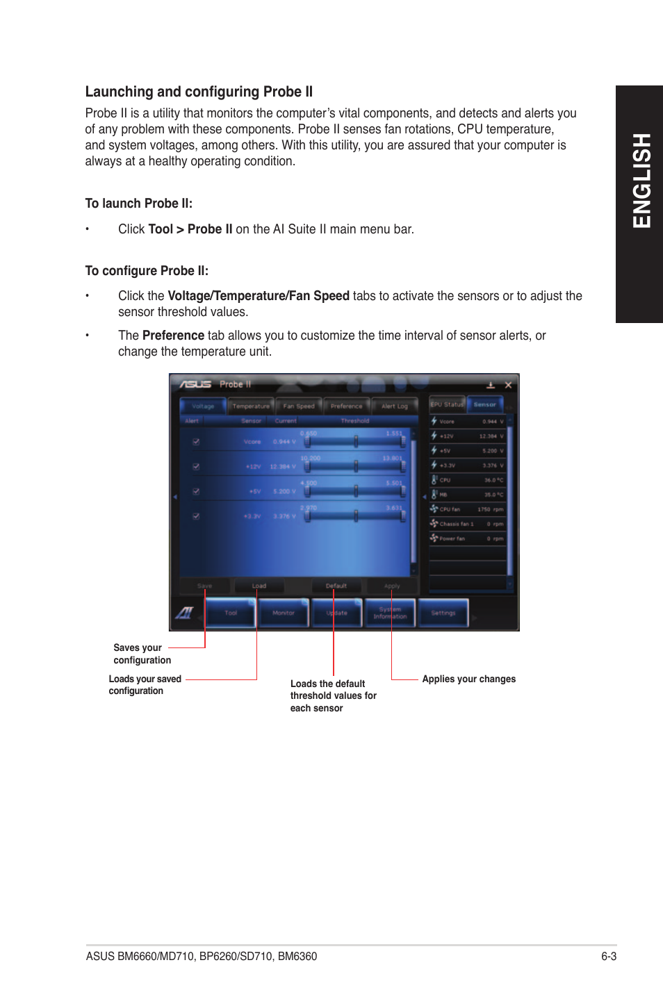 English | Asus BP6260 User Manual | Page 49 / 64