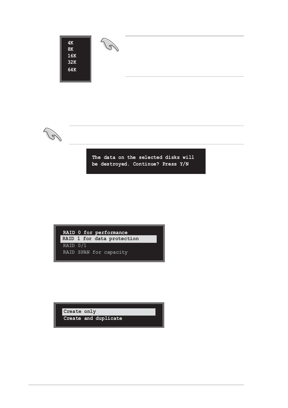 Raid 1 for data protection | Asus SK8V User Manual | Page 130 / 144