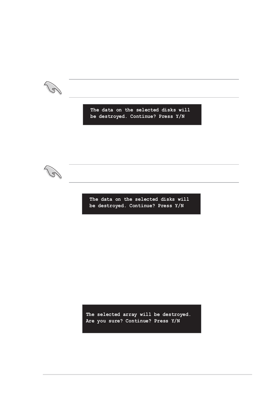 4 delete array | Asus SK8V User Manual | Page 131 / 144