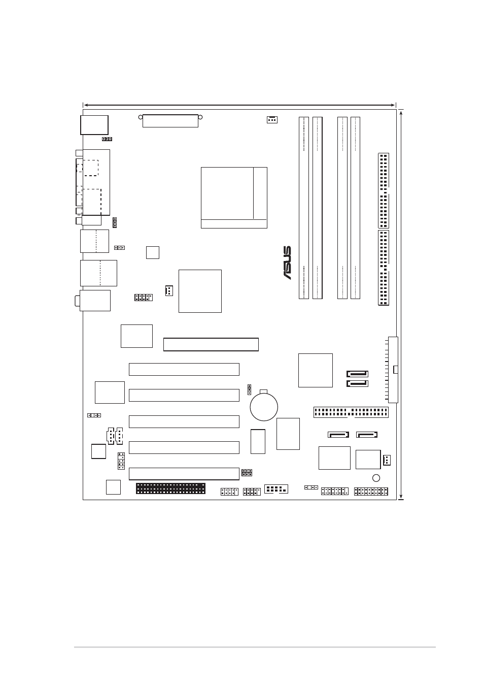 3 motherboard layout, Asus sk8v motherboard 2-3, Pci1 | Pci2 pci3 pci4 pci5, Via k8t800, Sk8v, Super i/o, Via vt8237 | Asus SK8V User Manual | Page 25 / 144