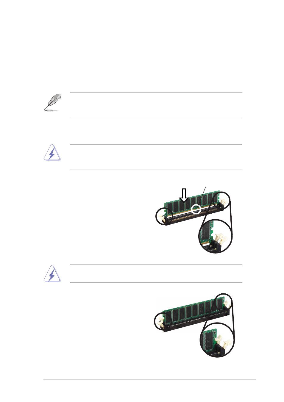 4 installing a dimm | Asus SK8V User Manual | Page 35 / 144