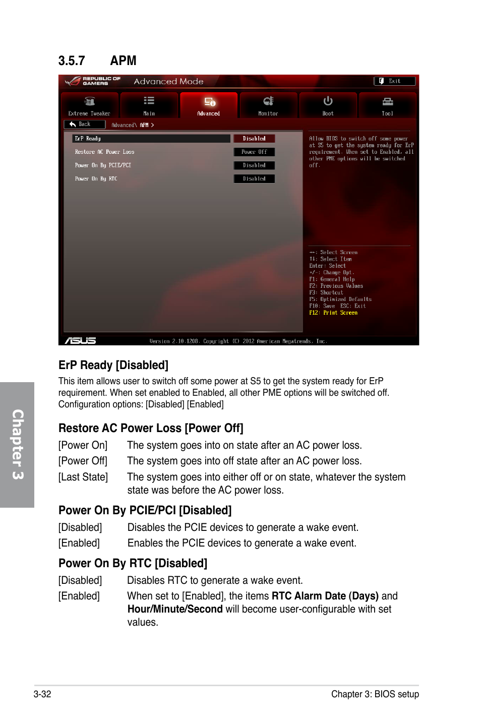 7 apm, Apm -32, Chapter 3 | Asus MAXIMUS V GENE User Manual | Page 112 / 208