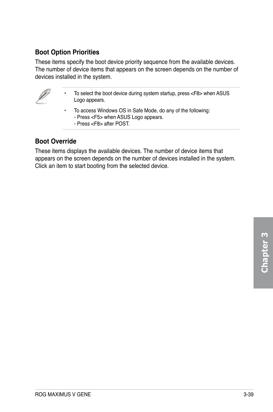 Chapter 3 | Asus MAXIMUS V GENE User Manual | Page 119 / 208