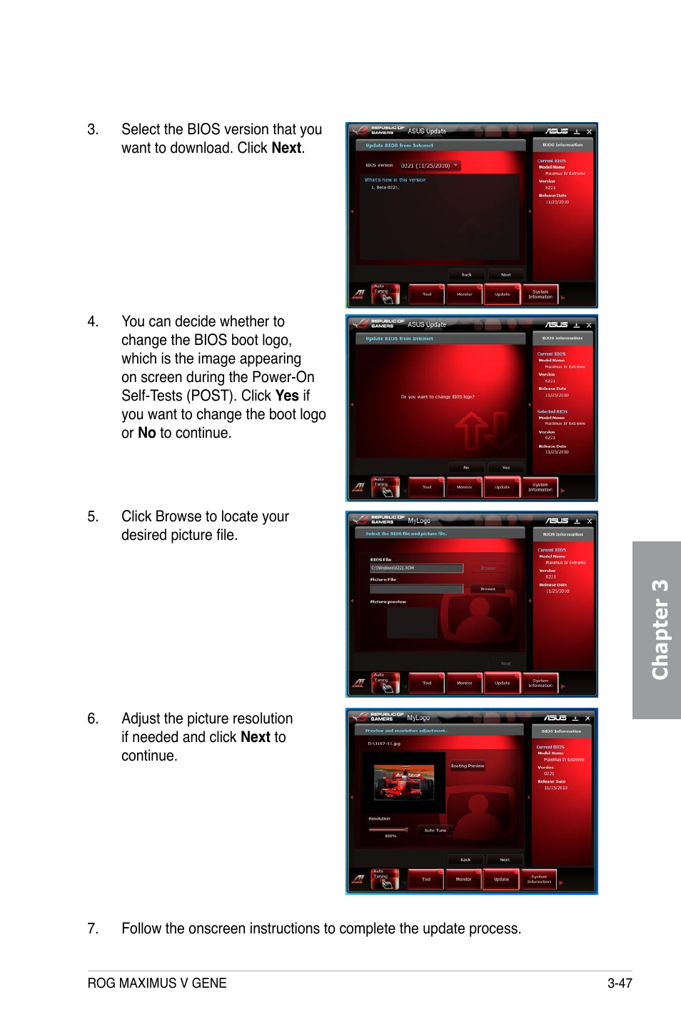 Chapter 3 | Asus MAXIMUS V GENE User Manual | Page 127 / 208