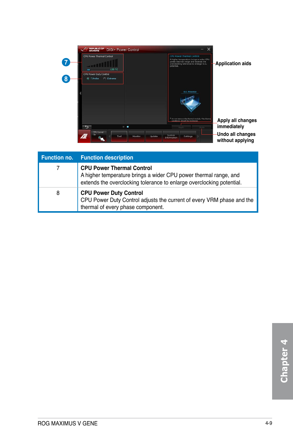 Chapter 4 | Asus MAXIMUS V GENE User Manual | Page 143 / 208