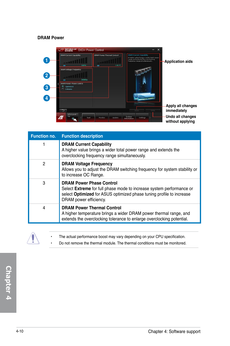 Chapter 4 | Asus MAXIMUS V GENE User Manual | Page 144 / 208