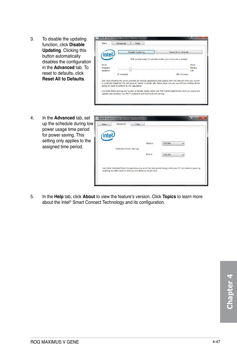 Chapter 4 | Asus MAXIMUS V GENE User Manual | Page 181 / 208