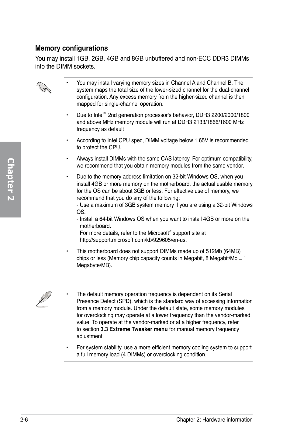 Chapter 2 | Asus MAXIMUS V GENE User Manual | Page 28 / 208