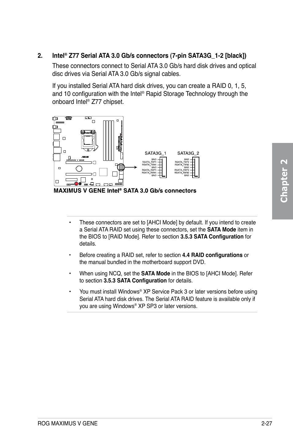 Chapter 2 | Asus MAXIMUS V GENE User Manual | Page 49 / 208