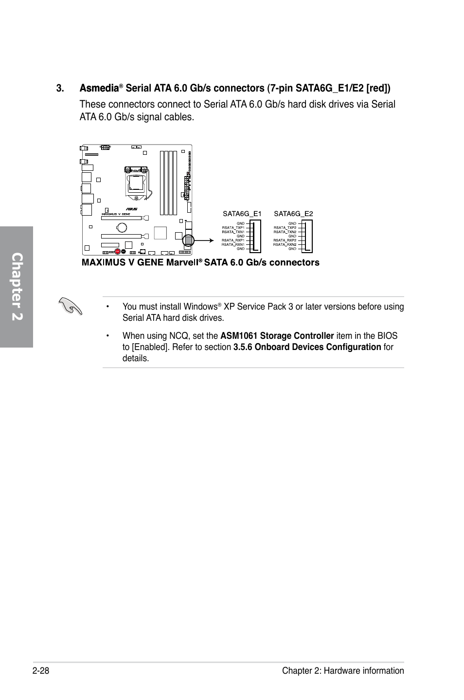 Chapter 2 | Asus MAXIMUS V GENE User Manual | Page 50 / 208